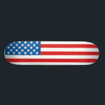 American Flag Skateboard<br><div class="desc">A skateboard with an American Flag on it.</div>