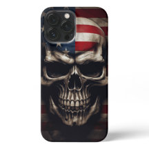 American Flag Skull