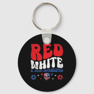 American Flag Skull Patriot Skeleton Independence  Key Ring