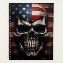 American Flag Skull