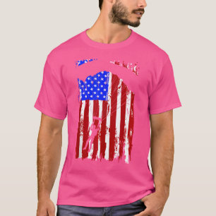 American Flag Skydiving T-Shirt