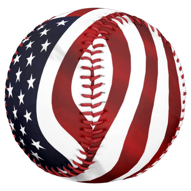 American Flag Softball (Angled)