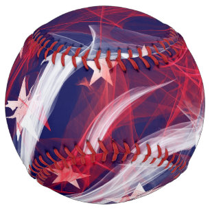 American flag Softball