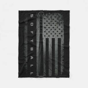 American Flag Softll Apparel - Softll For Women Ki Fleece Blanket