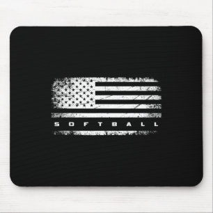 American Flag Softll Apparel - Softll Mouse Mat