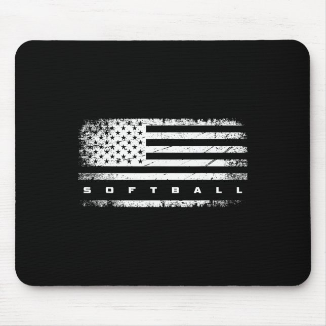 American Flag Softll Apparel - Softll  Mouse Mat (Front)