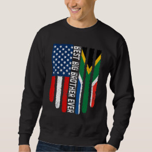 American Flag South Africa Flag Best Big Brother E Sweatshirt