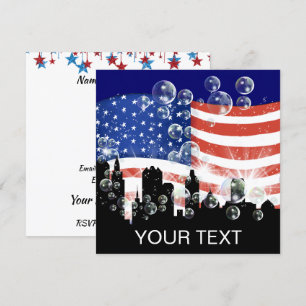 American Flag - SRF Invitation