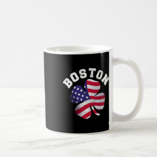 American Flag St. Patricks Day Clic Boston Name St Coffee Mug