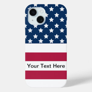 American Flag Stars And Stripes  iPhone 15 Case