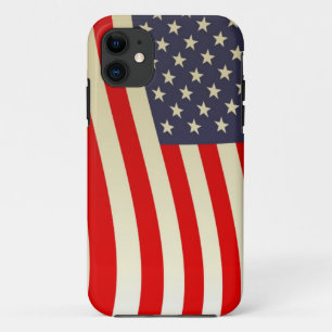 American Flag Stars Stripes Honour Freedom Troops iPhone 11 Case
