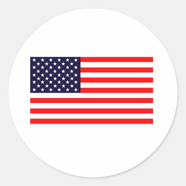 American Flag Sticker (Front)