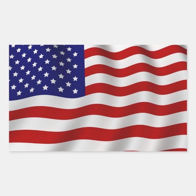 American Flag Sticker (Front)