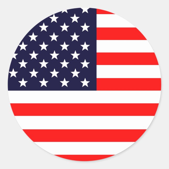 American Flag Sticker (Front)