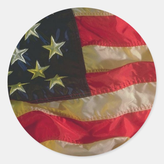 American Flag Sticker (Front)
