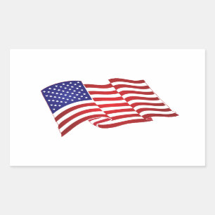 American Flag Stickers