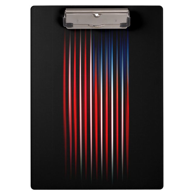 American Flag Striped Clipboard (Front)