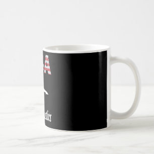 American Flag Super Bike Moto Gp Independence Day Coffee Mug