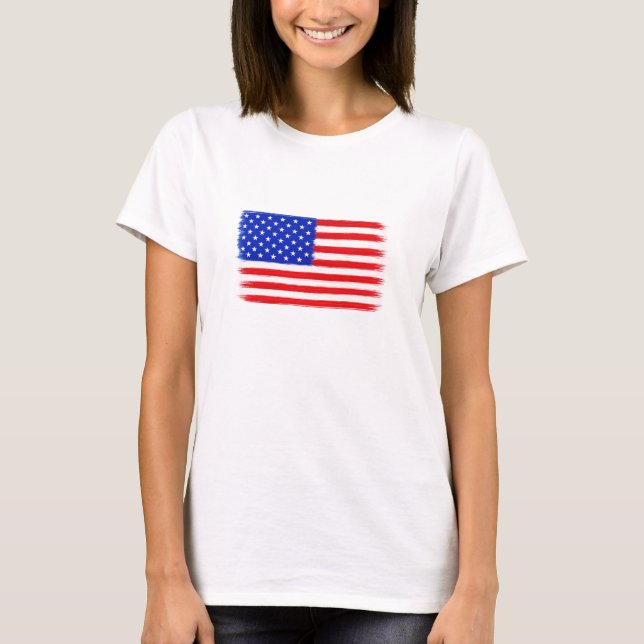 American flag  T-Shirt (Front)