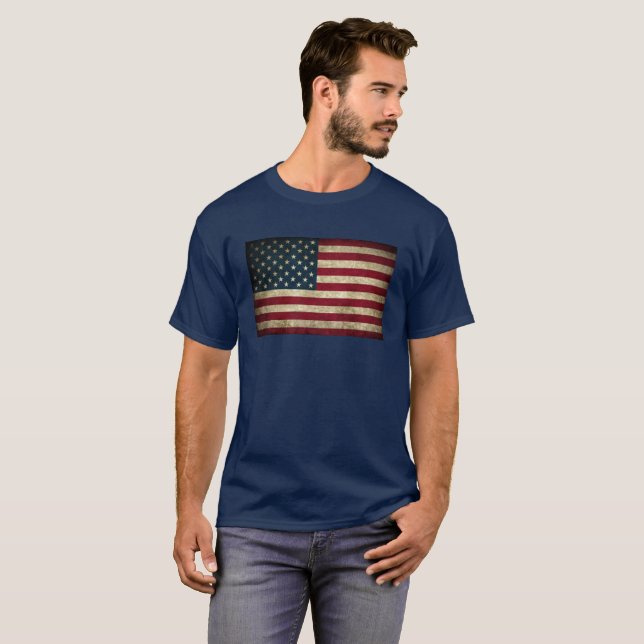 American Flag T-Shirt (Front Full)
