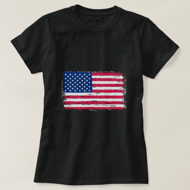 American Flag T-Shirt (Design Front)