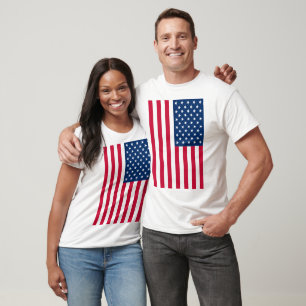 American Flag T-Shirt USA - Patriotic