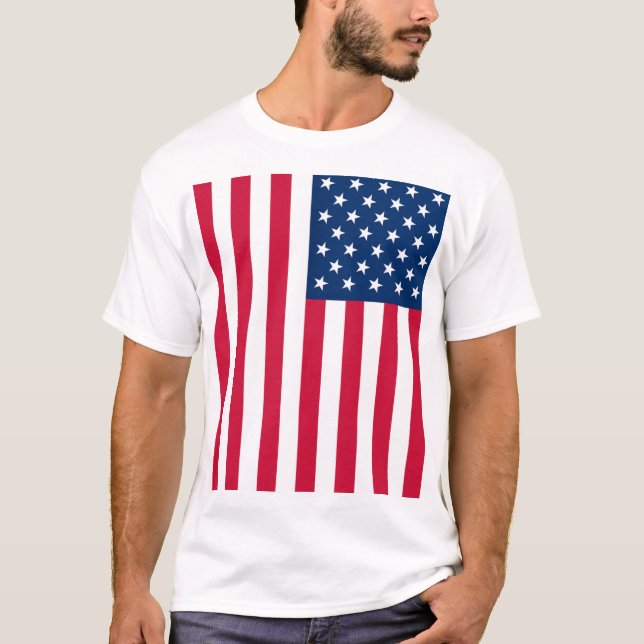 American Flag T-Shirt USA United States of America (Front)