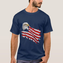 American Flag T-Shirt USA United States of America