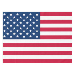 American Flag Tablecloth USA