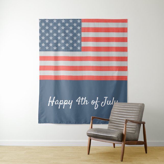 American Flag Tapestry (In Situ)