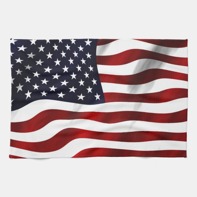 American Flag Tea Towel (Horizontal)