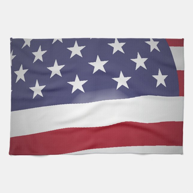 AMERICAN FLAG TEA TOWEL (Horizontal)