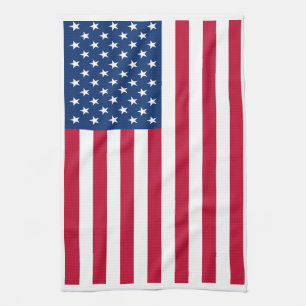American Flag Tea Towel