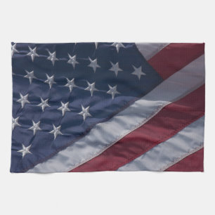 American flag. tea towel