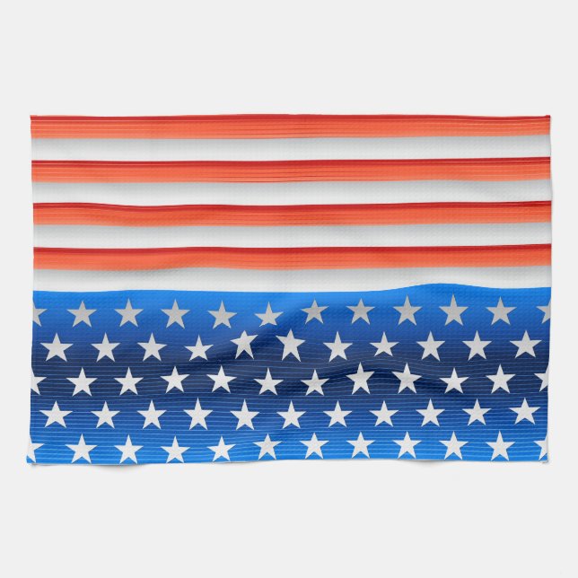 American Flag Tea Towel (Horizontal)