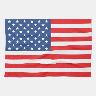 American Flag Tea Towel