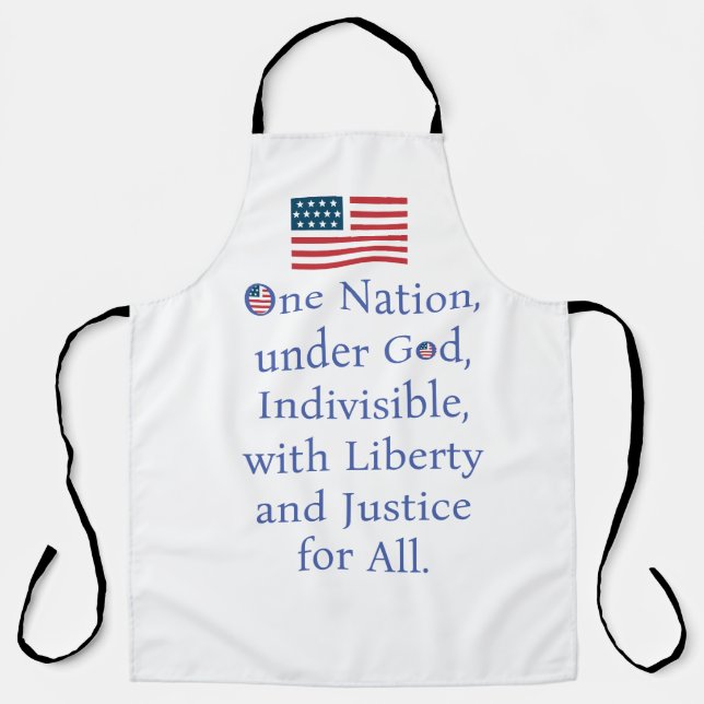 American Flag/The Pledge Apron (Front)