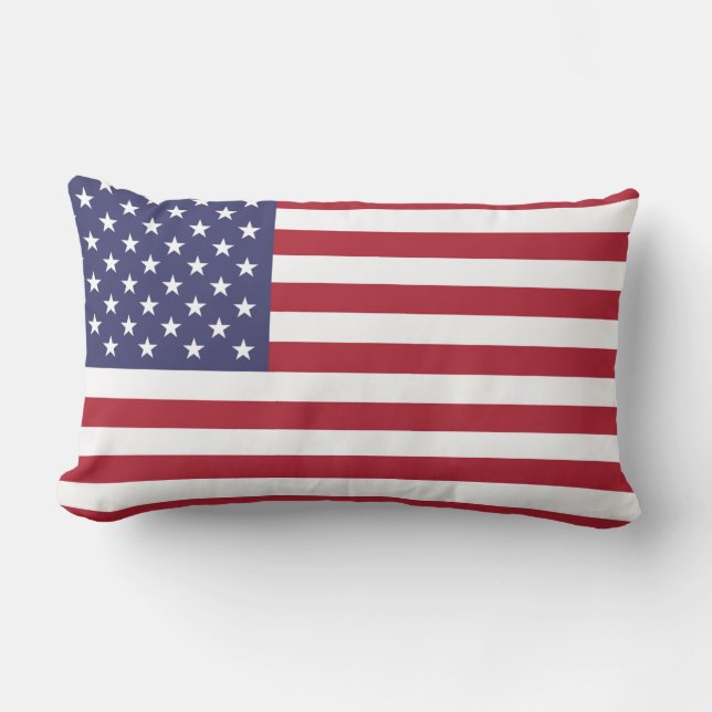 American Flag Throw Pillow (Front)