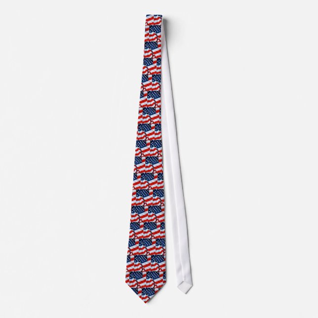American Flag Tie (Front)