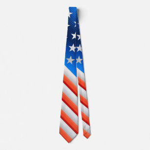 American Flag Tie