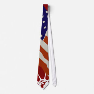 American Flag Tie