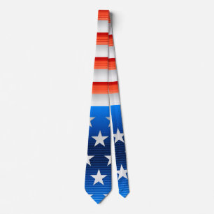 American Flag Tie