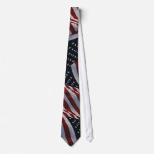 American flag tie