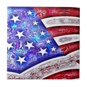 AMERICAN FLAG Tile