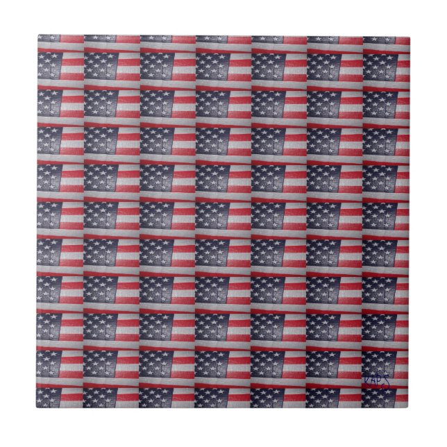 American Flag Tile (Front)