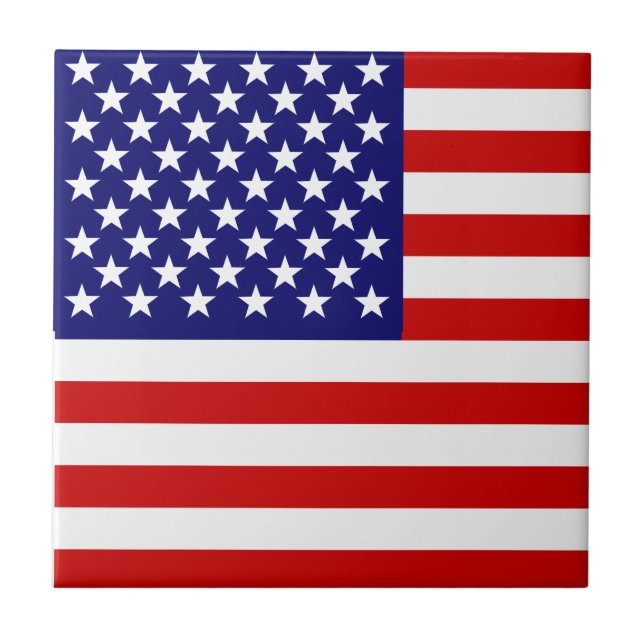 American flag tile (Front)