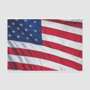 American Flag Tissue Paper