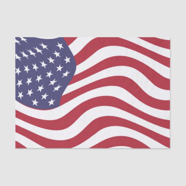 AMERICAN FLAG TISSUE PAPER (Front)