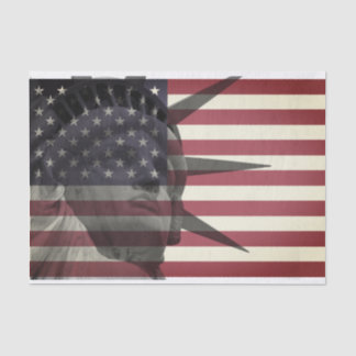 American Flag Tissue Paper