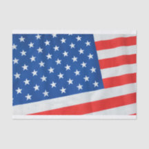 American Flag Tissue Paper